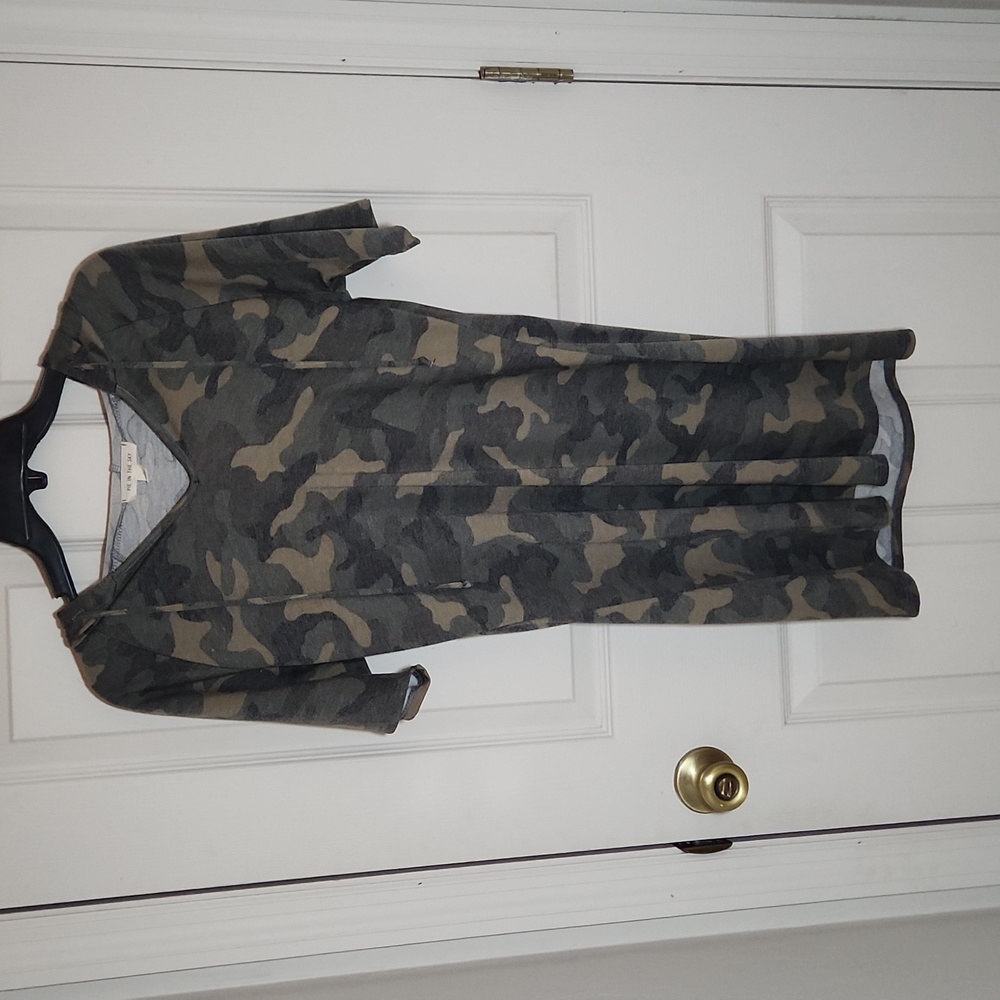 PIE IN THE SKY CAMOUFLAGE HOODIE DRESS